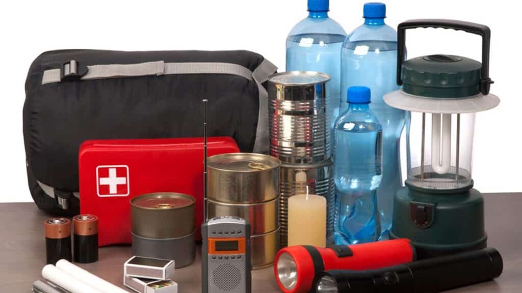 A hurricane preparedness kit