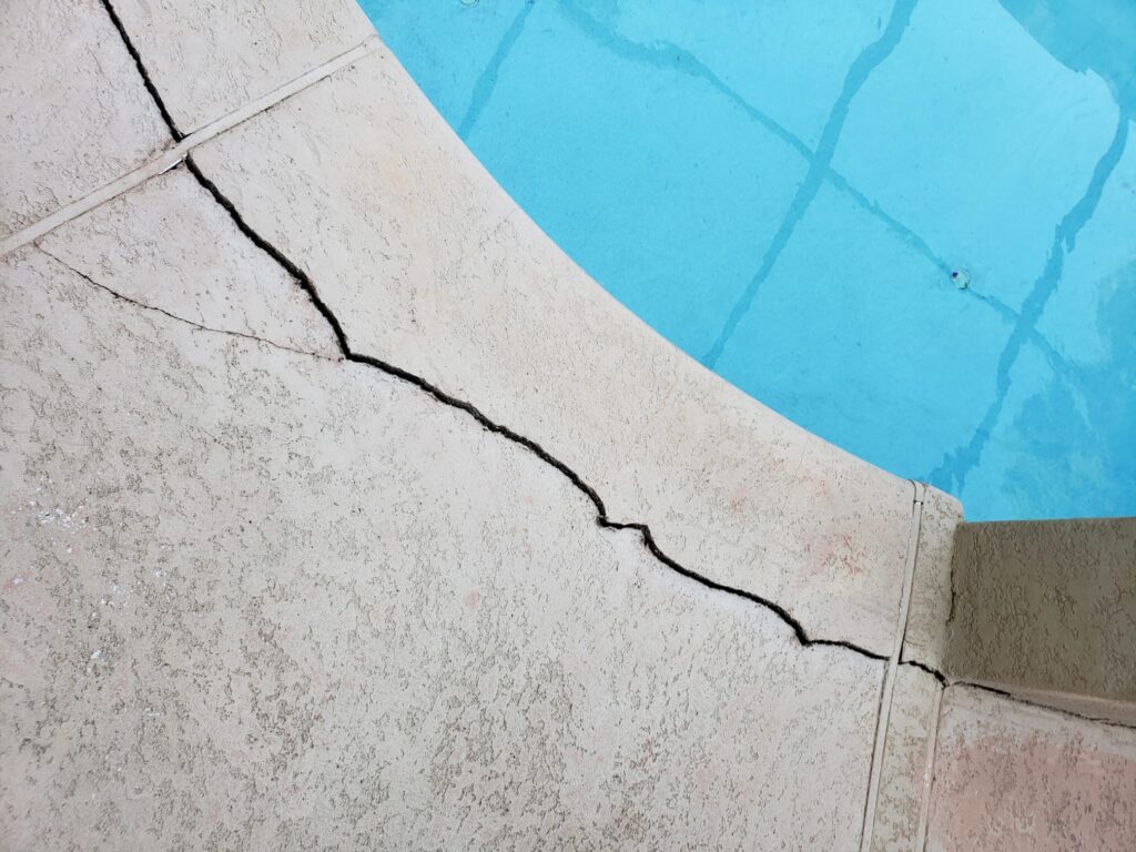 Pool deck foundation crack inspection Jacksonville - HomeTrends Pro