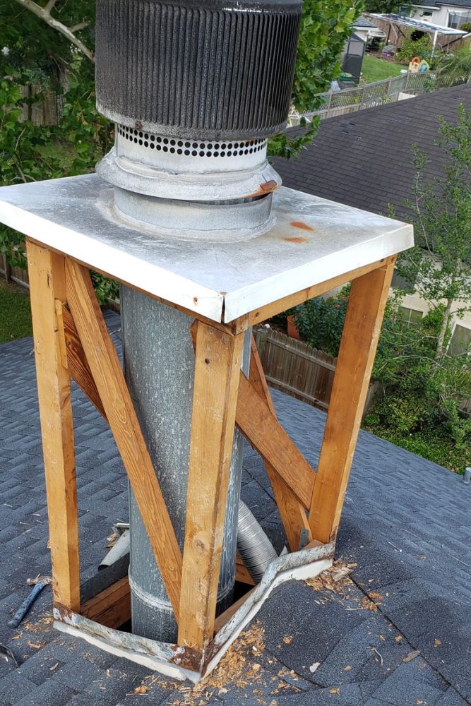 Roof vent deterioration and water intrusion Jacksonville home inspection - HomeTrends Pro roof assessment